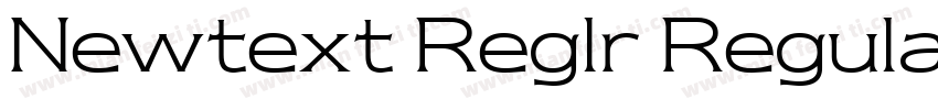 Newtext Reglr Regular字体转换